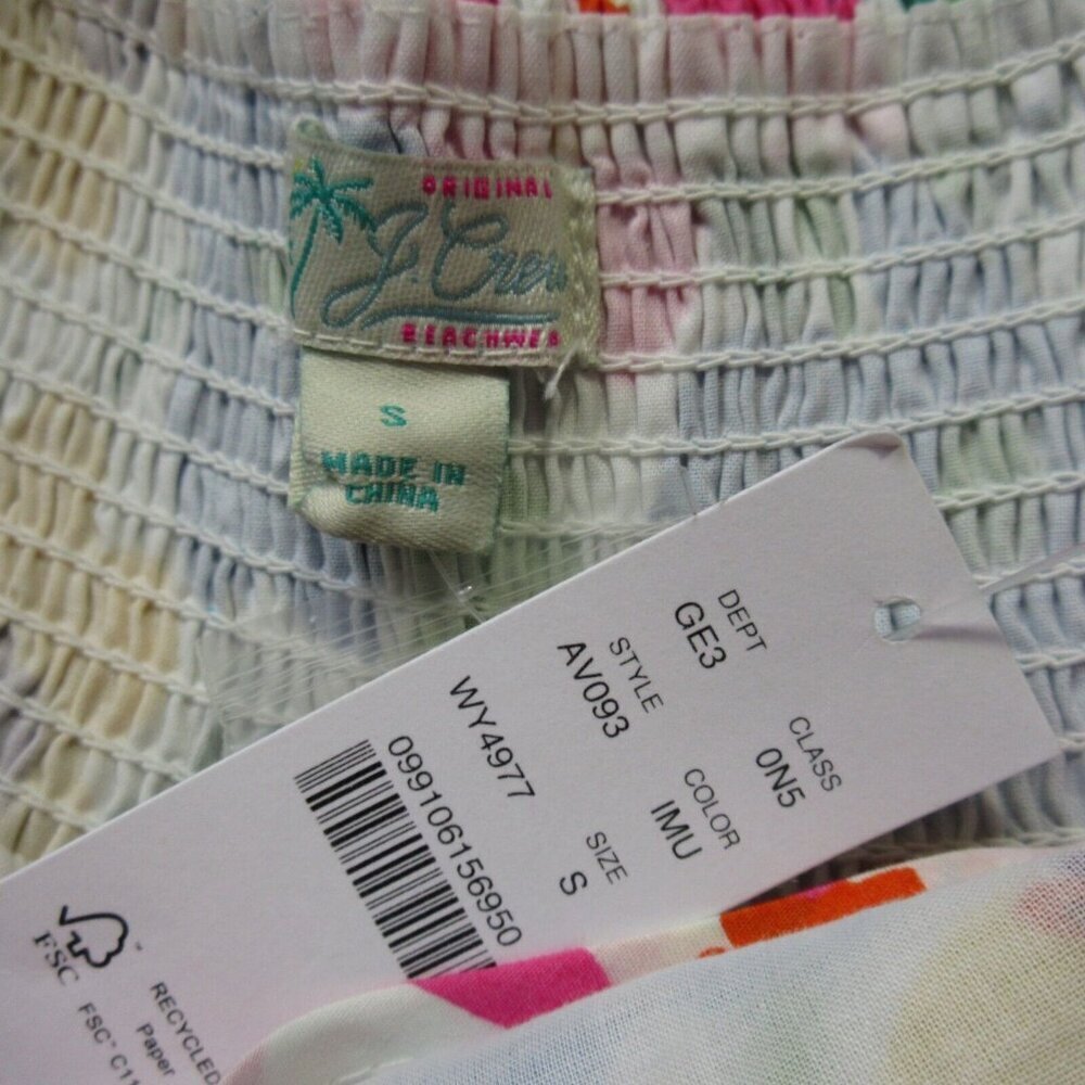 NWT J.Crew Cotton-poplin Button-up Midi in Ivory Vibrant Garden Floral Dress S - Picture 3 of 4